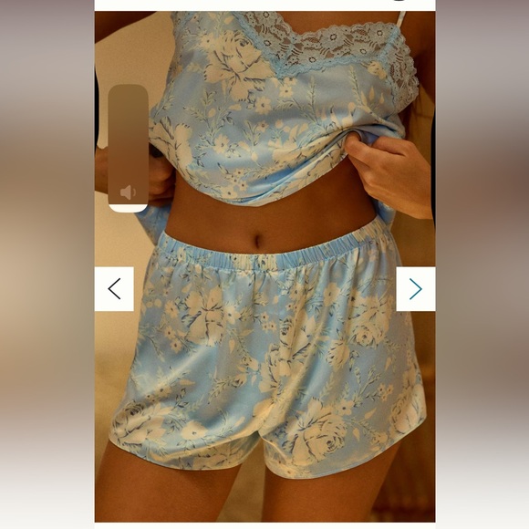 Anthropologie Flora Nikrooz Sabrina pajamas & robe travel set - Picture 3 of 7